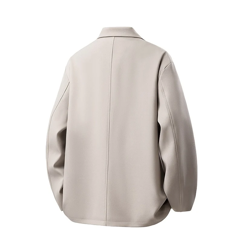 Herren Oversize-Sakko-Jacke mit legerer Overshirt-Silhouette Drune