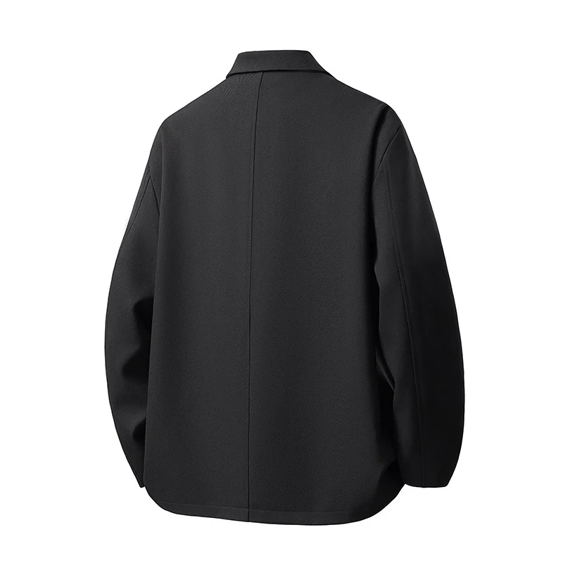Herren Oversize-Sakko-Jacke mit legerer Overshirt-Silhouette Drune