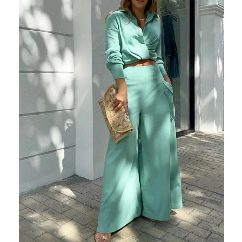 Damen Elegantes und lässiges Zweiteiler-Set Drune