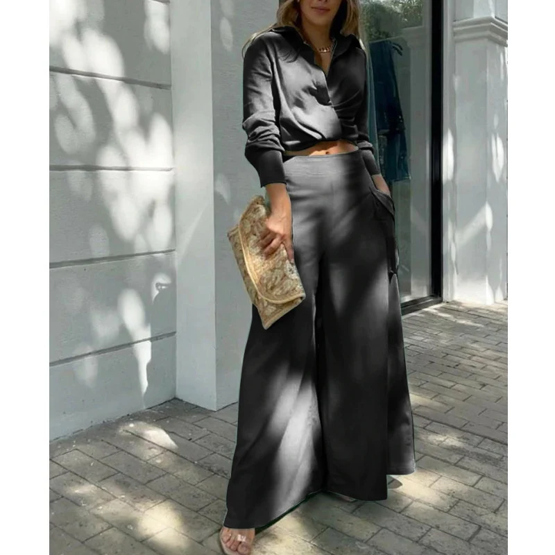 Damen Elegantes und lässiges Zweiteiler-Set Drune