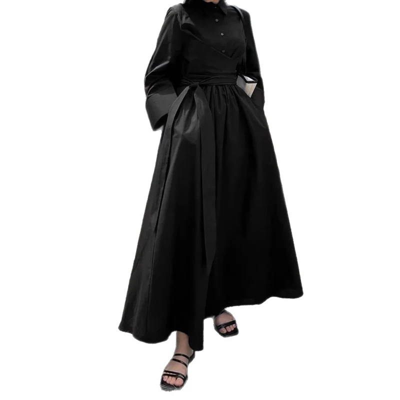 Damen Elegantes Maxikleid mit tailliertem Schnitt Drune