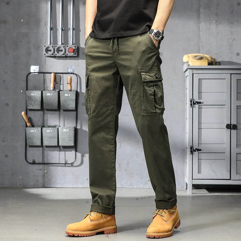 Herren Urbaner Ripstop-Cargo-Jogger mit elastischem Komfortbund und Mehrfach‑Klappentaschen Drune