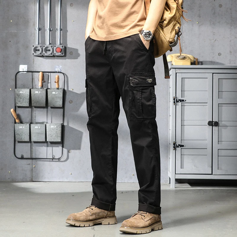 Herren Urbaner Ripstop-Cargo-Jogger mit elastischem Komfortbund und Mehrfach‑Klappentaschen Drune