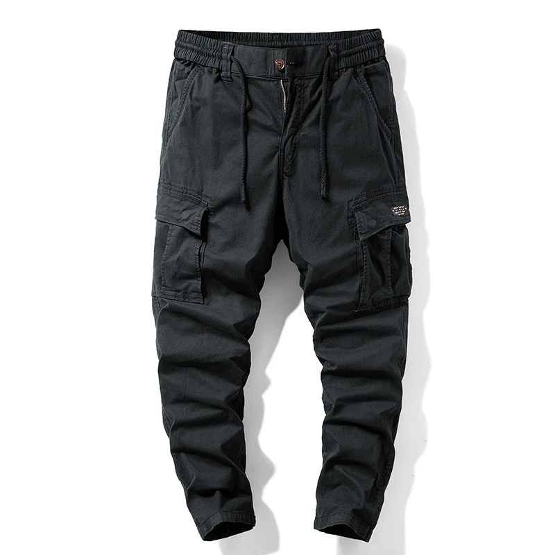 Herren Urbaner Ripstop-Cargo-Jogger mit elastischem Komfortbund und Mehrfach‑Klappentaschen Drune