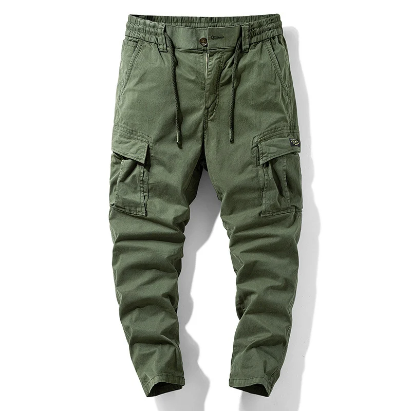 Herren Urbaner Ripstop-Cargo-Jogger mit elastischem Komfortbund und Mehrfach‑Klappentaschen Drune