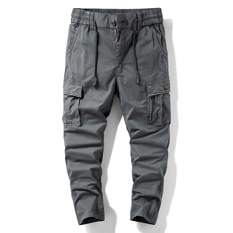 Herren Urbaner Ripstop-Cargo-Jogger mit elastischem Komfortbund und Mehrfach‑Klappentaschen Drune