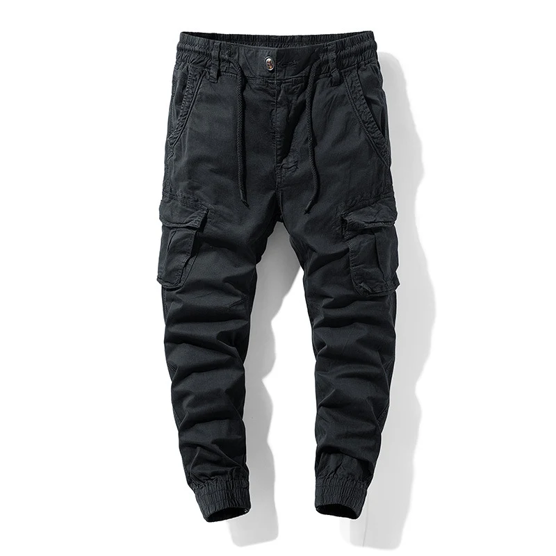 Herren Urbaner Cargojogger mit elastischem Komfortbund, Organizer‑Taschen und gerippten Bündchen Drune