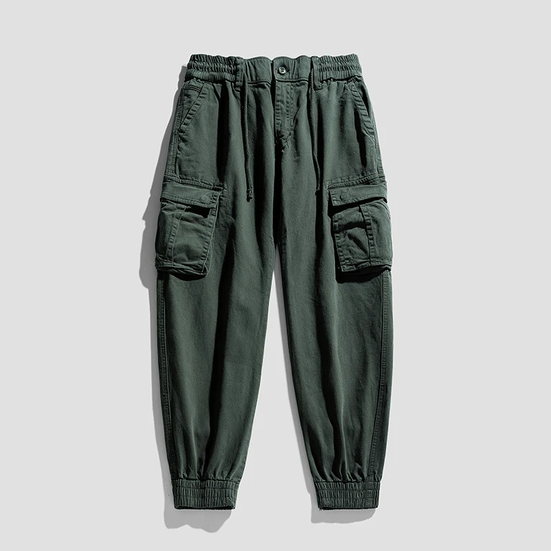 Herren Urban‑Utility Relaxed‑Fit Cargo‑Jogginghose mit Tunnelzug und Mehrfach‑Taschen Drune