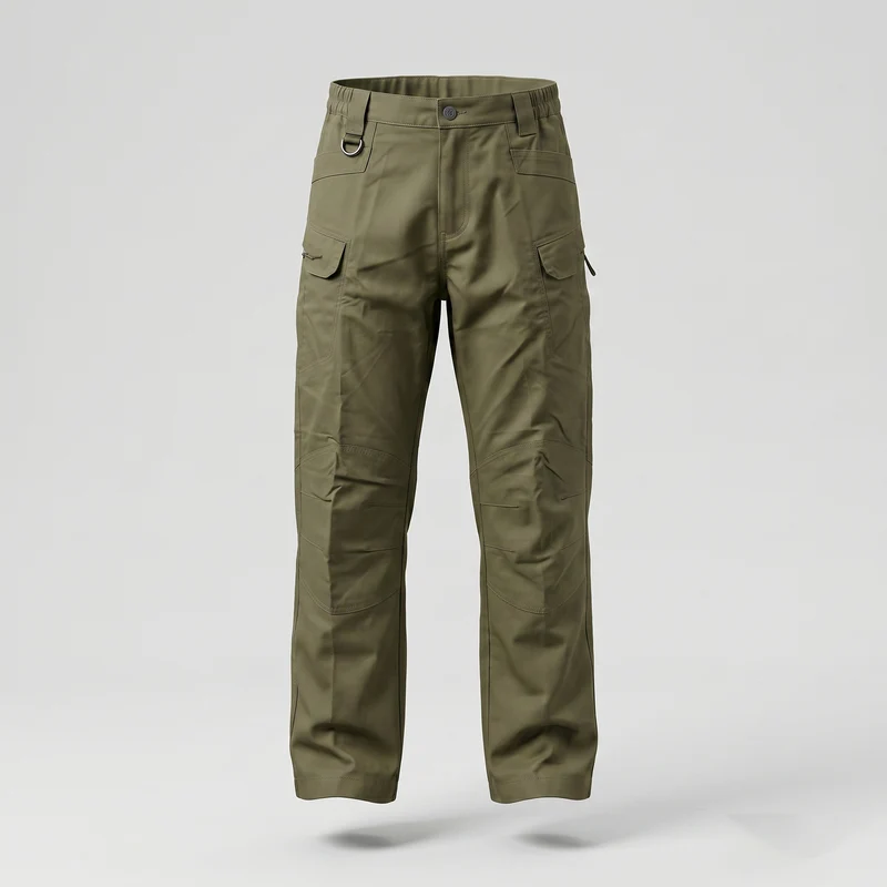 Herren Trekking‑Cargohose mit Knieverstärkung, multifunktionalen Taschen und geradem Schnitt Drune
