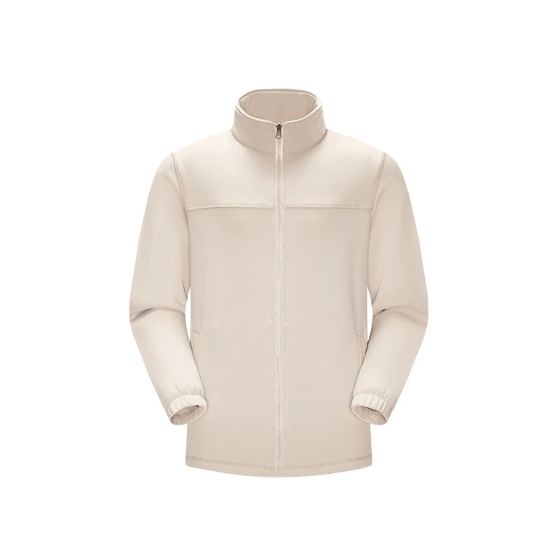 Herren Thermo-Fleece-Softshelljacke mit Stehkragen, Frontreißverschluss und elastischen Bündchen Drune