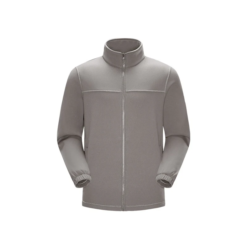 Herren Thermo-Fleece-Softshelljacke mit Stehkragen, Frontreißverschluss und elastischen Bündchen Drune