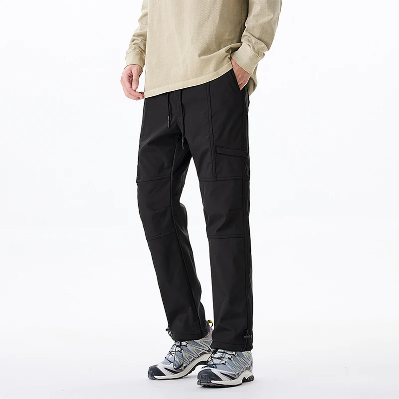 Herren Technische Utility-Cargohose mit verstärkten Kniepaneelen und verstellbarem Saum Drune