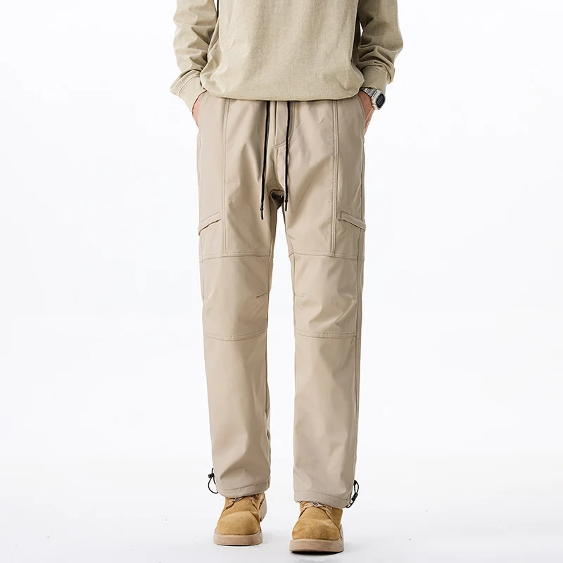 Herren Technische Utility-Cargohose mit verstärkten Kniepaneelen und verstellbarem Saum Drune