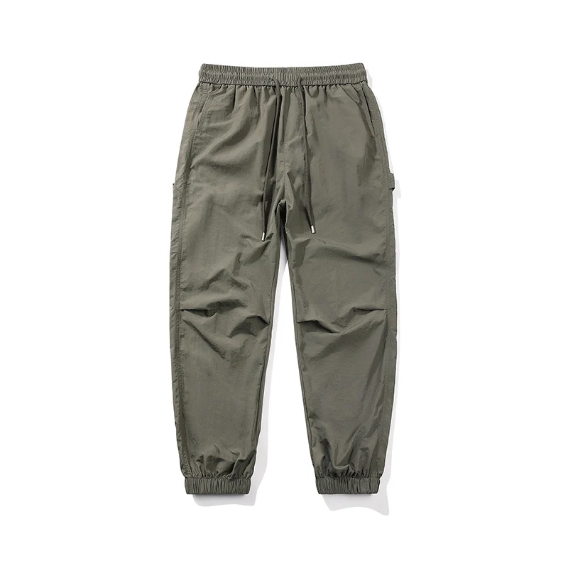 Herren Technische Ripstop-Joggerhose mit Tunnelzug, Knieabnähern und geripptem Knöchelabschluss Drune