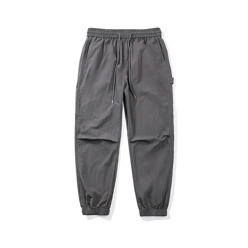 Herren Technische Ripstop-Joggerhose mit Tunnelzug, Knieabnähern und geripptem Knöchelabschluss Drune