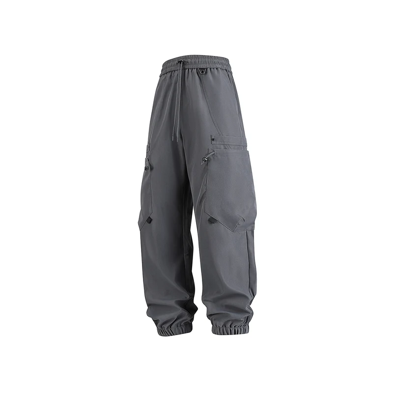 Herren Technische Cargo-Jogginghose mit elastischem Tunnelzugbund und multifunktionalen Klapptaschen Drune