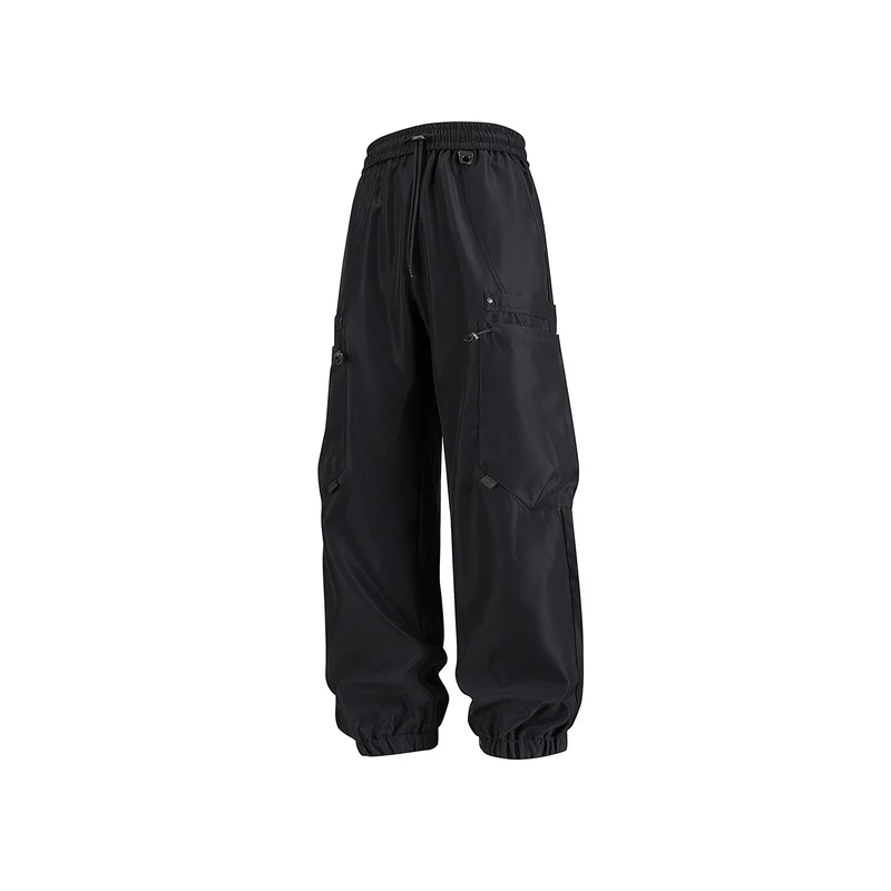 Herren Technische Cargo-Jogginghose mit elastischem Tunnelzugbund und multifunktionalen Klapptaschen Drune