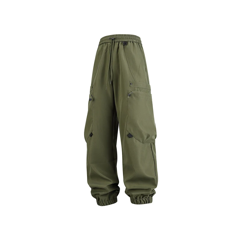 Herren Technische Cargo-Jogginghose mit elastischem Tunnelzugbund und multifunktionalen Klapptaschen Drune