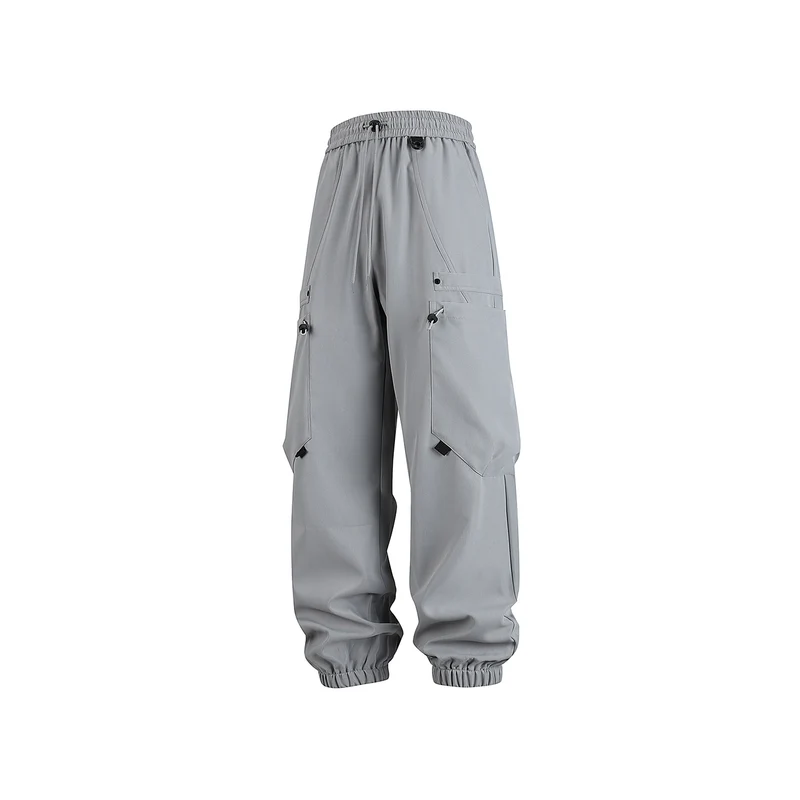 Herren Technische Cargo-Jogginghose mit elastischem Tunnelzugbund und multifunktionalen Klapptaschen Drune